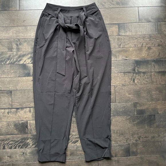Athleta Tie Waist Technical Pants - Picture 1 of 2